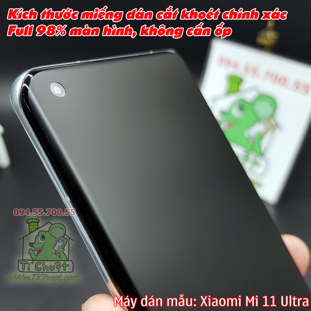 Dán CL Dẻo PPF Xiaomi Mi 11/ 11 Pro/ 11 Ultra Cường Lực Mặt Trước