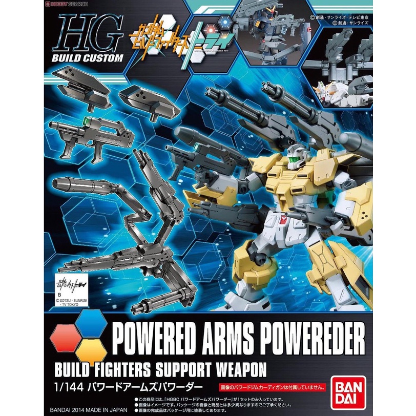 Mô Hình Gundam HG POWERED ARMS POWEREDER Bandai 1/144 HGBF Build Fighters Đồ Chơi Lắp Ráp Anime Nhật [ PHỤ KIỆN ]