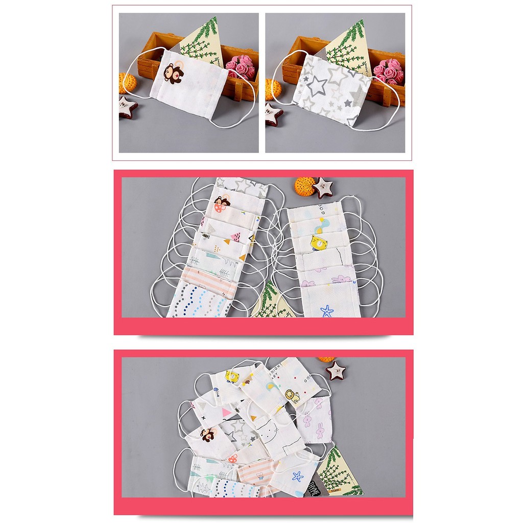 Khẩu trang vải xô , xuất khẩu nhật (1-5 tuổi) | BigBuy360 - bigbuy360.vn