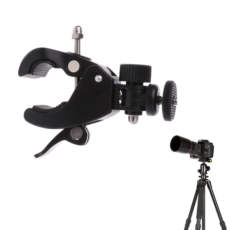Kẹp giữ máy ảnh DSLR có gắn giá đỡ 3 chân