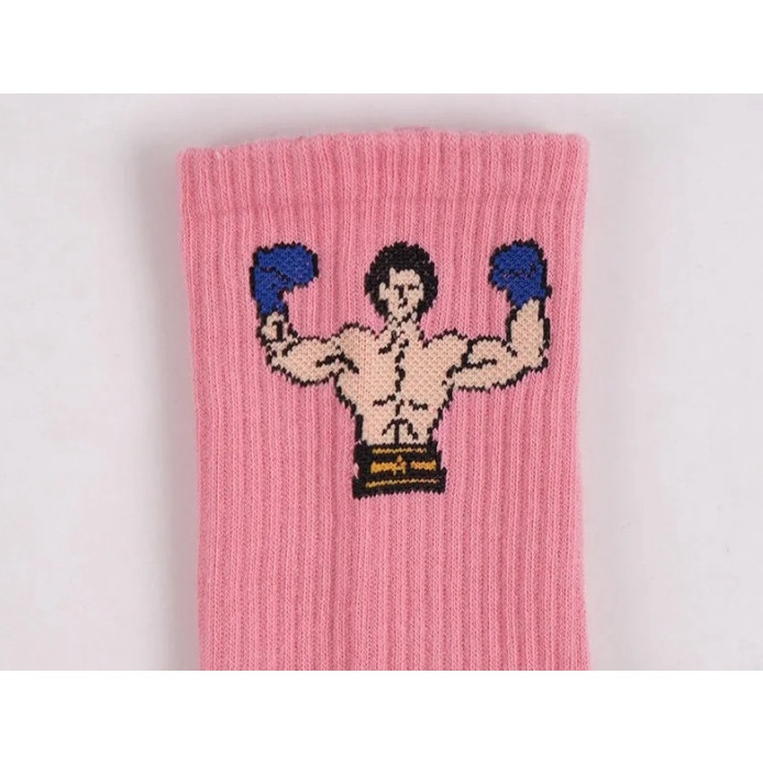 Vớ HÌNH NGƯỜI LỰC SĨ cao cổ phong cách thể thao, trẻ trung, năng động.