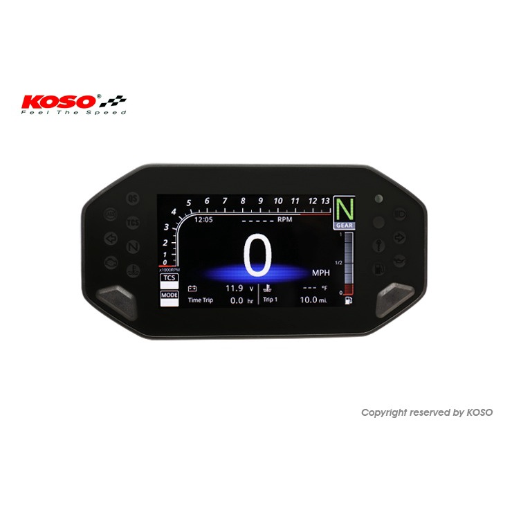Đồng hồ điện tử Koso USA RX4 cho Yamaha MT09 - Home Motorcycle Workshop