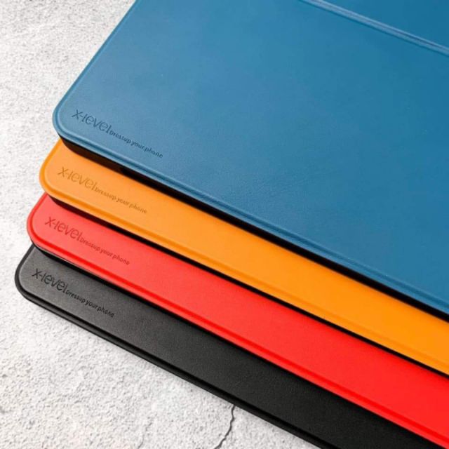 Bao da lưng dẻo X LEVEL Fibcolor FIB / IPAD IPAD AIR 9.7 1 2 3 4 10.2  10.5 / 11 / 12.9 / 2018 / 2020 / GEN 5 6 7 8 10.9