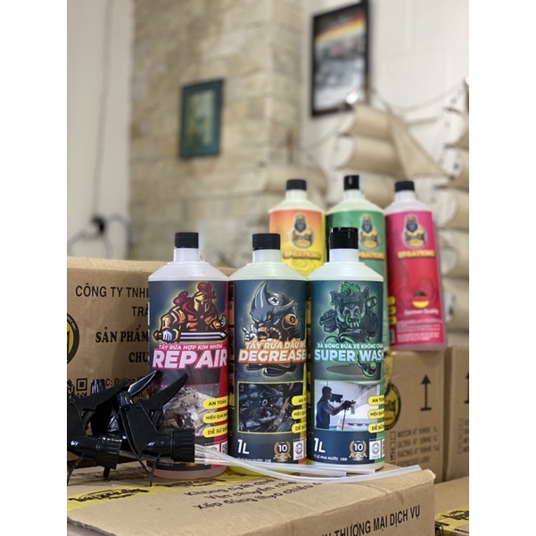 Tặng vòi xịt khi mua Tẩy Rửa Dầu nhớt, Dầu mỡ Sprayking Degreaser 1L phiên bản mới