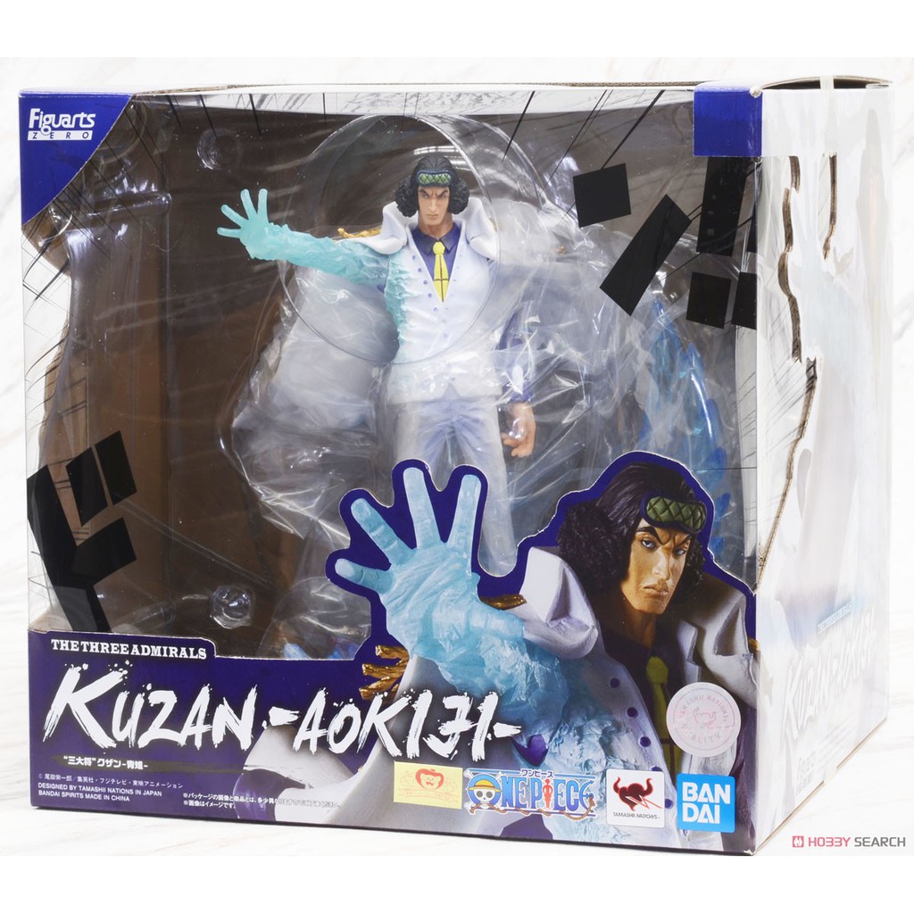 MÔ HÌNH TĨNH NHÂN VẬT FIGURE ZERO ART The Three Admirals Kuzan Aokiji chính hãng Bandai