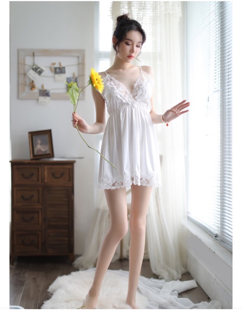 Váy ngủ 2 dây sang trọng quyến rũ V02 | BigBuy360 - bigbuy360.vn