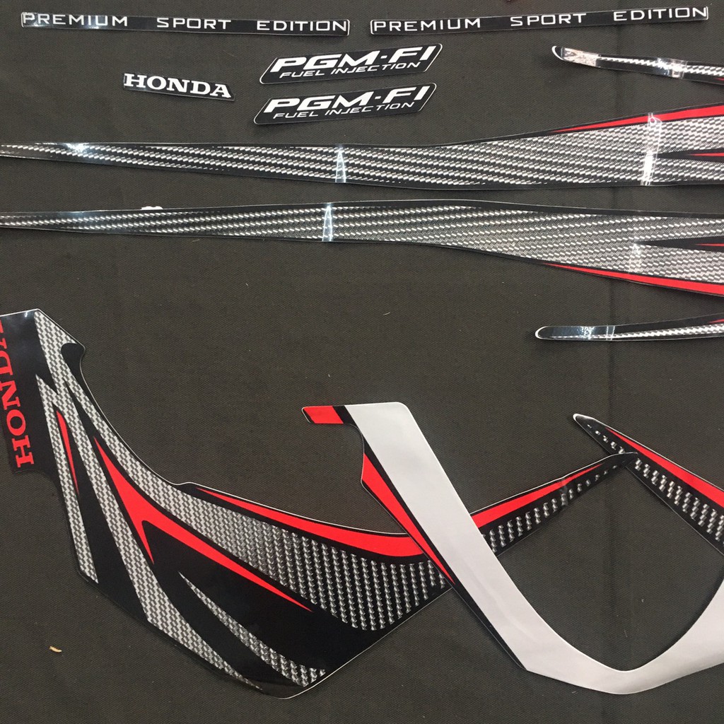 (MỚI VỀ) TEM DÁN XE MÁY, TEM 3 LỚP DÁN DÀN ÁO XE AIR BLADE ĐỜI 2011, AIR BLADE ĐẦU BÒ