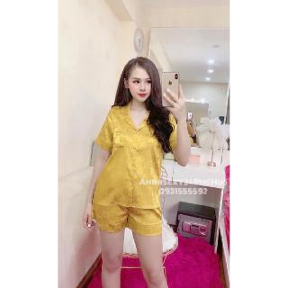 SET BỘ ĐỒ LỤA GẤM 7 MÀU SIÊU XINH (cộc)