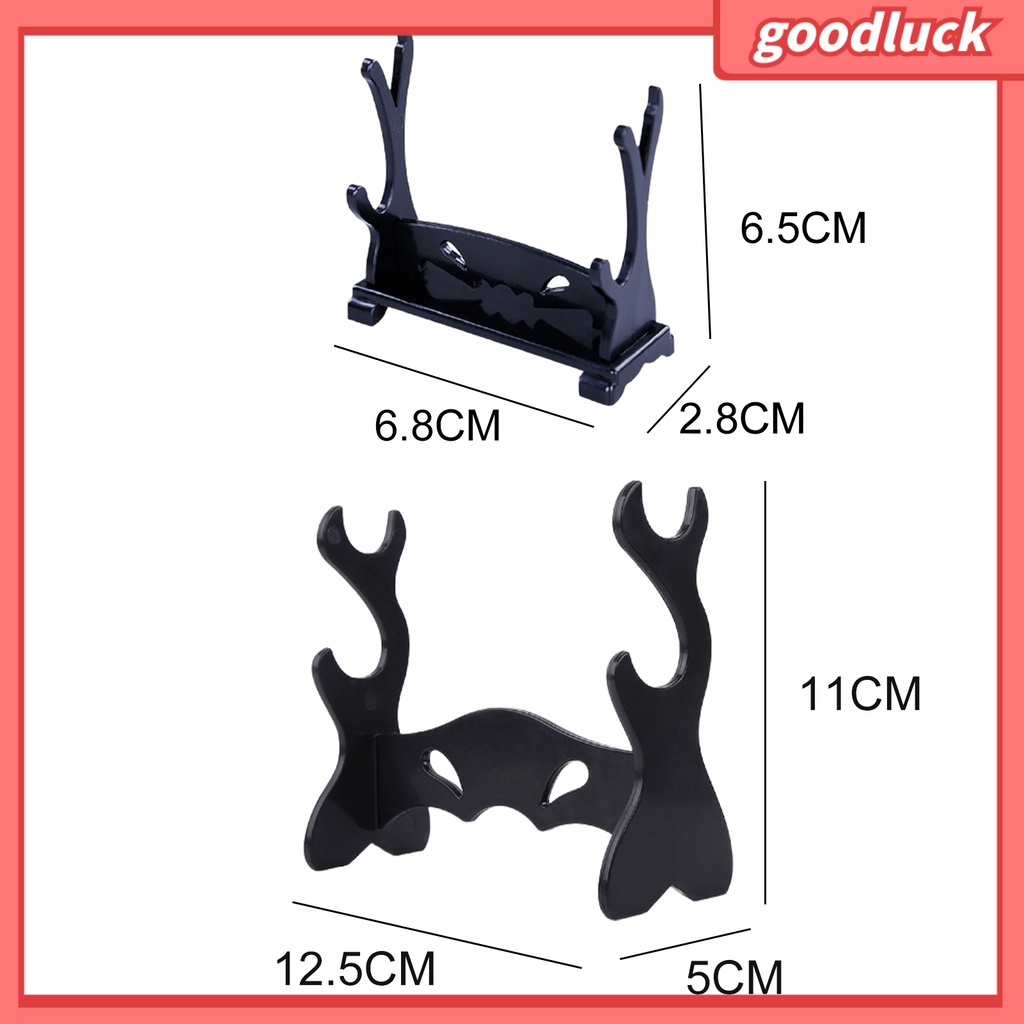 Giá đỡ thanh kiếm hai tầng bằng nhựa thân thiện với môi trường trang trí phòng ngủ