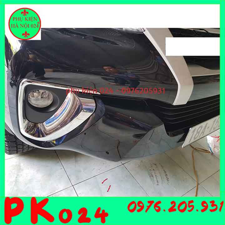 [Fortuner 2017-2020] Ốp Viền Đèn Gầm Trước Xe Mạ Crom Fortuner 2017 2018 2019 2020