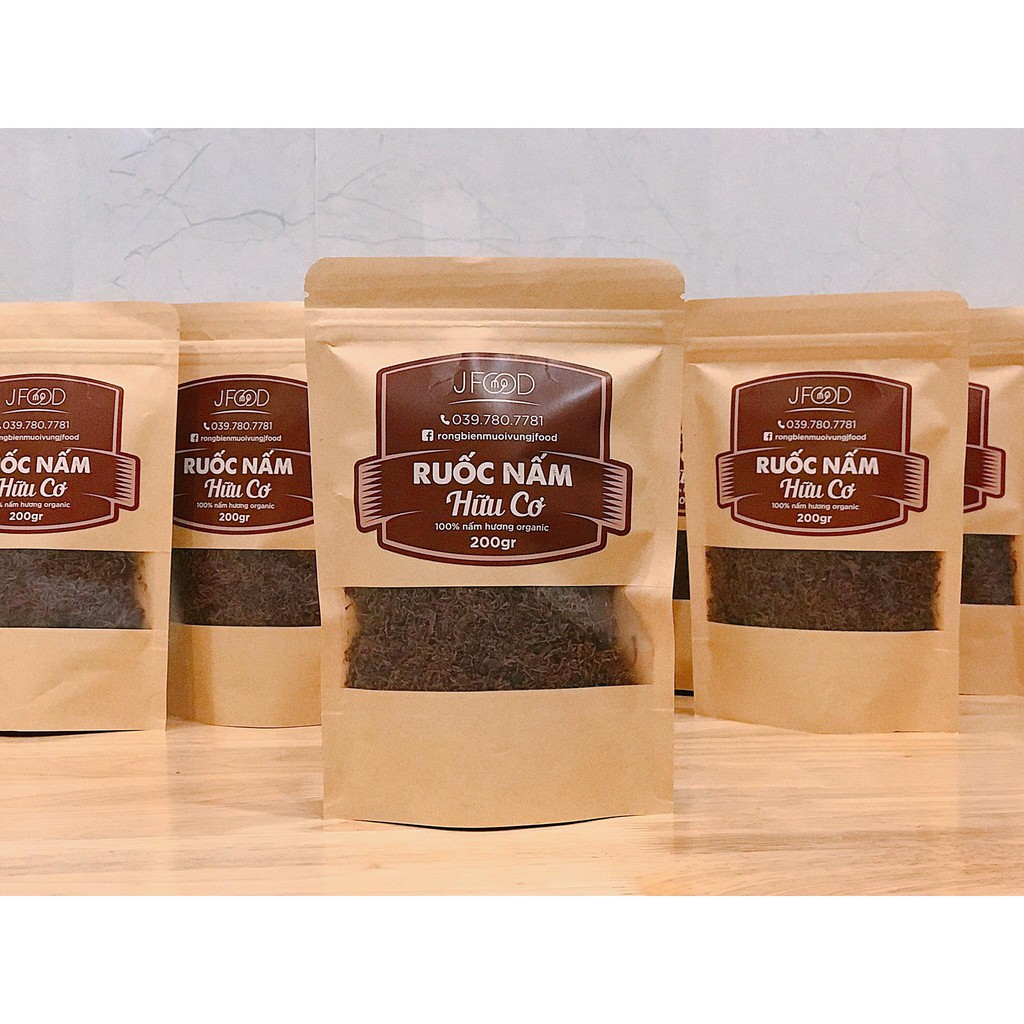 RUỐC NẤM HỮU CƠ JFOOD 200G - CHUẨN ĂN THỰC DƯỠNG | BigBuy360 - bigbuy360.vn