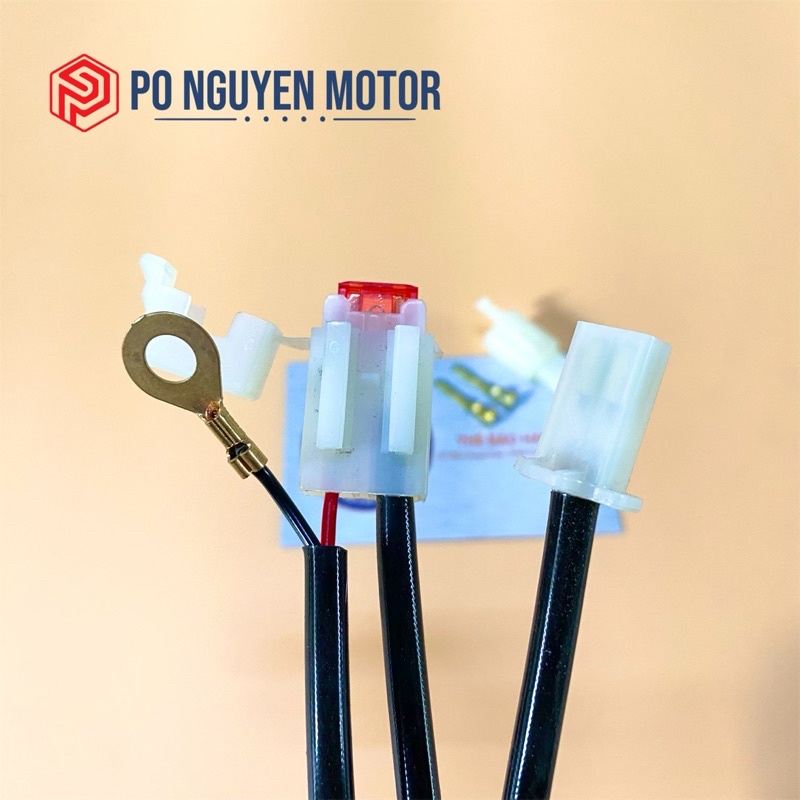 Dây lấy nguồn Ắc Quy dành cho đèn trợ sáng 10A