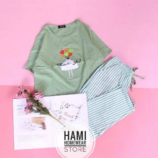 BỘ ĐỒ MẶC NHÀ BỘ KAKI DÀI