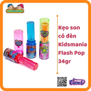 Kẹo son có đèn Kidsmania Flash Pop 34gr