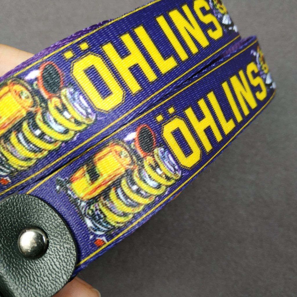 Móc chìa khóa vải Akrapovic Ohlins Doctor 19x2.5cm