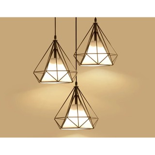 Bộ 3 Đèn thả kim cương pendant lamp đèn thả phi 250