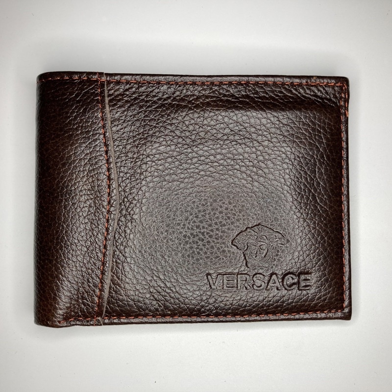 Ví nam cao cấp Versace, 100% da bò cao cấp BH 3 NĂM, Bóp ví nam chống cháy - VDM79-33