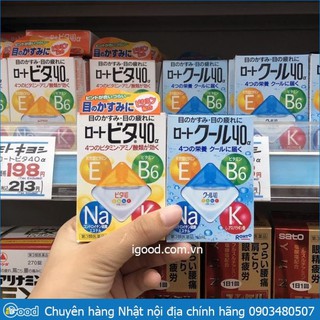 Nhỏ mắt rohto vita 40 nhật bản 12ml