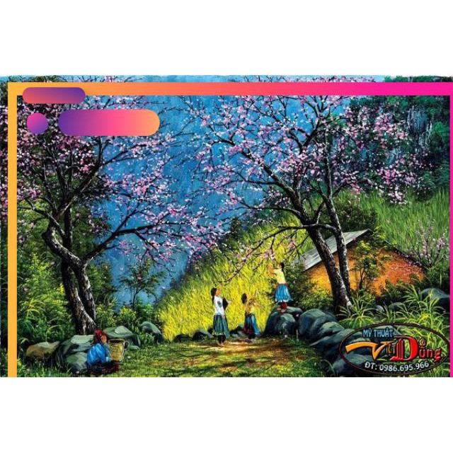 Bộ bút vẽ tranh tường, canvas 12 cây tặng 2 cây tỉa