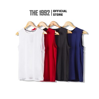 Áo ba lỗ nam THE 1992 Áo sát nách nam tanktop basic màu trơn