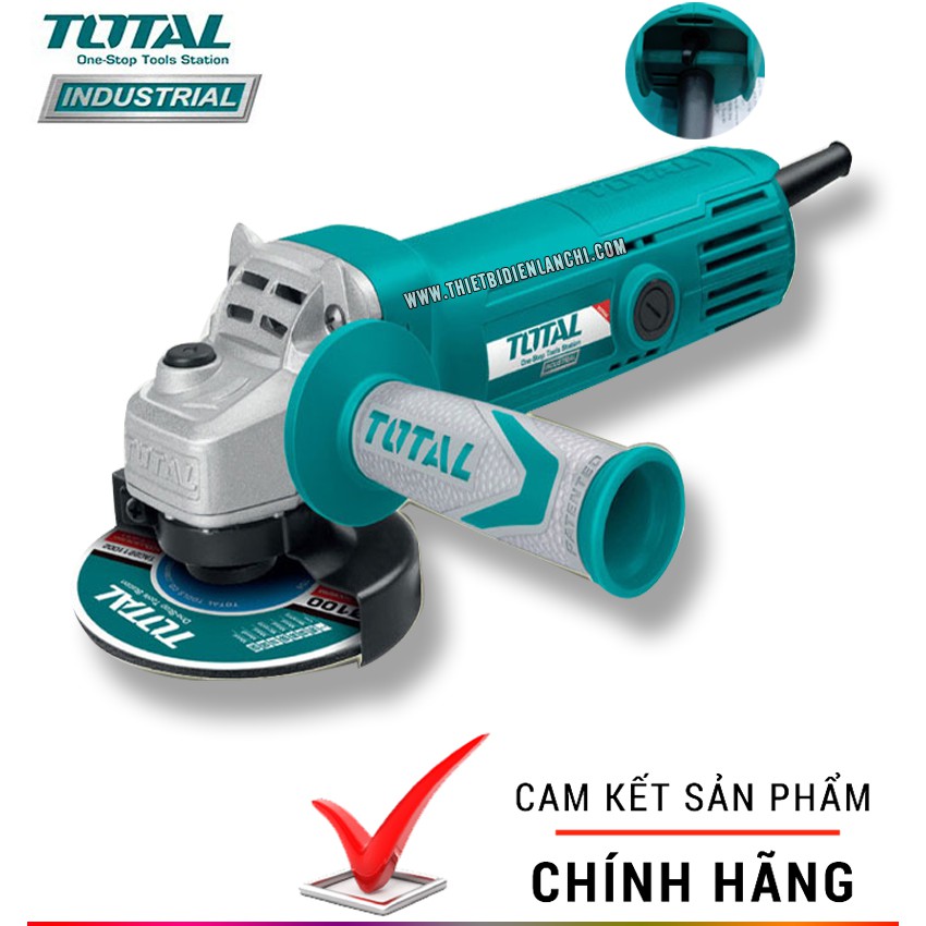 MÁY MÀI GÓC CẦM TAY 800W TOTAL TG1081006 100mm