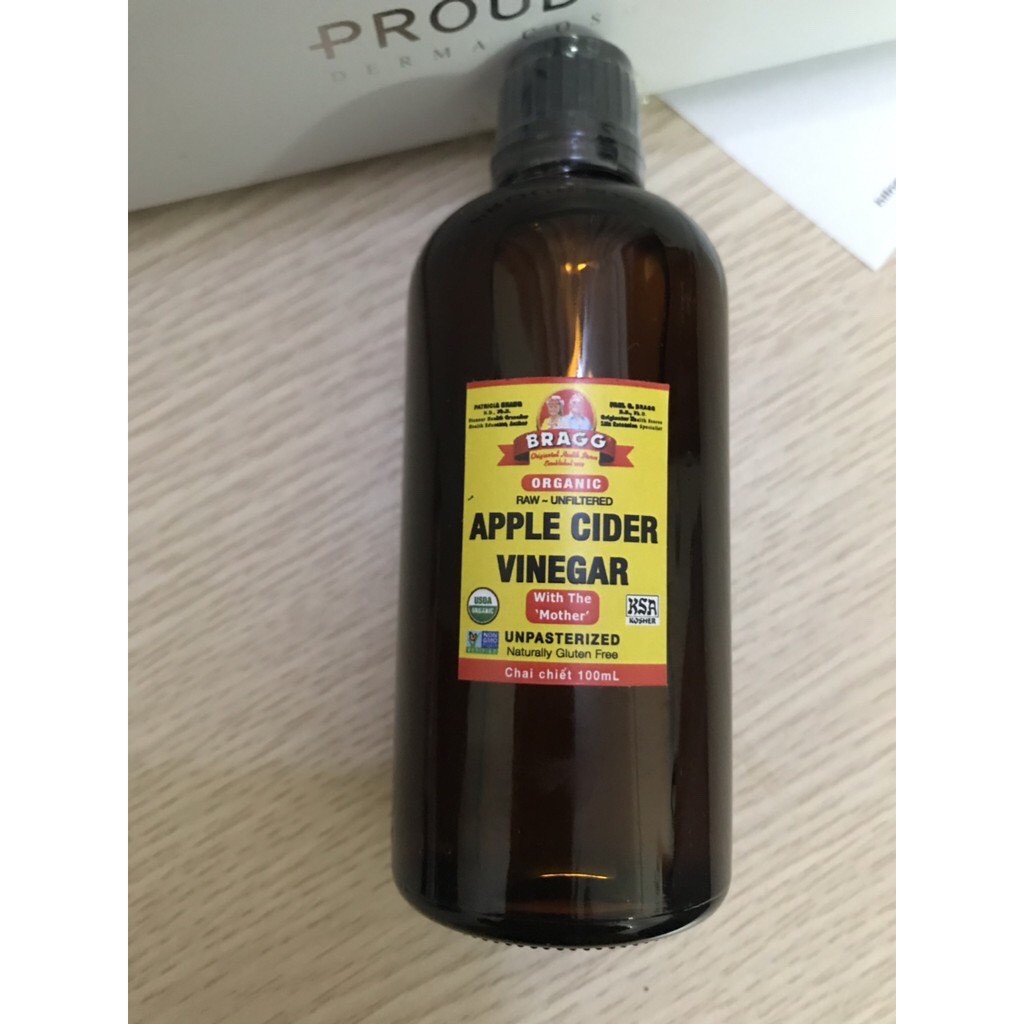 [MÃ FRIGBH111- 10% đơn 500K] Dấm táo Nhập khẩu Mỹ Organic Bragg có con dấm mẹ 473ml (Date 11.5.2023) | BigBuy360 - bigbuy360.vn