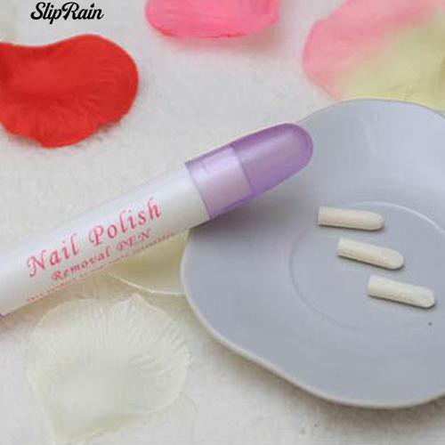 [Hàng mới về] Bút Tẩy Vết Sơn Lem Trên Móng Tay Có 3 Đầu Thay Thế