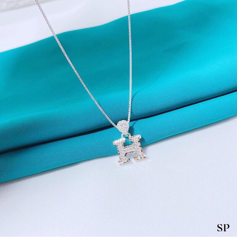 LẮC TAY VÀ MẶT CHỮ H - Trang sức bạc