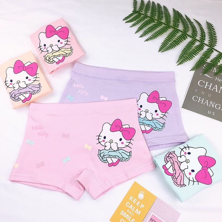 Quần chip đùi cho bé gái hình hello kitty cute dễ thương