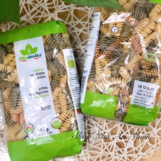 Nui xoắn rau củ hữu cơ 500g