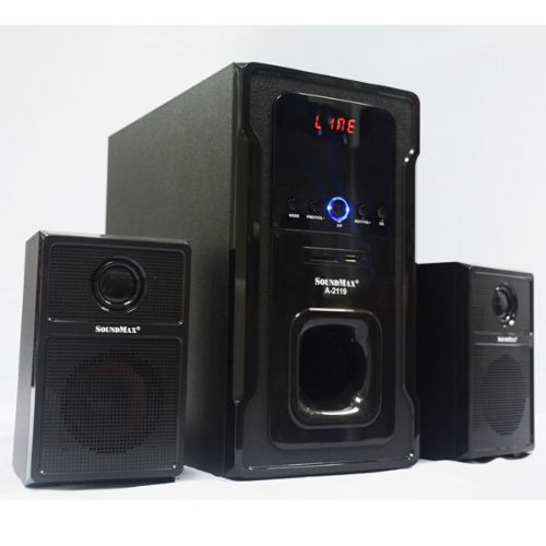 Loa Vi Tính Soundmax A-2119/2.1 Tích Hợp Bluetooth 4.0 (60W) - Hàng Chính Hãng - Bảo hành 12 tháng