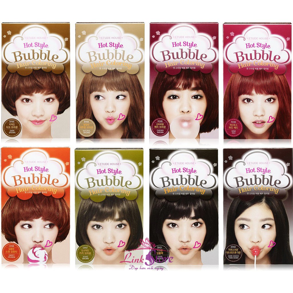 Nhuộm tóc gội dạng bọt Bubble Hair Coloring etudee | BigBuy360 - bigbuy360.vn