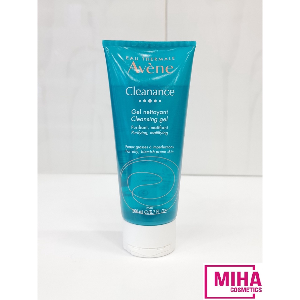 Gel Rửa Mặt Làm Sạch Da Giảm Nhờn Mụn Avène Cleanance Cleansing Gel 200ml Pháp