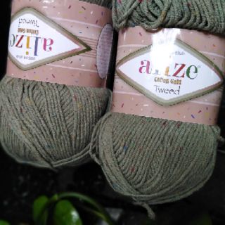 Len Alize cotton gold tweed 100k/c (set 2c + tt 50k)