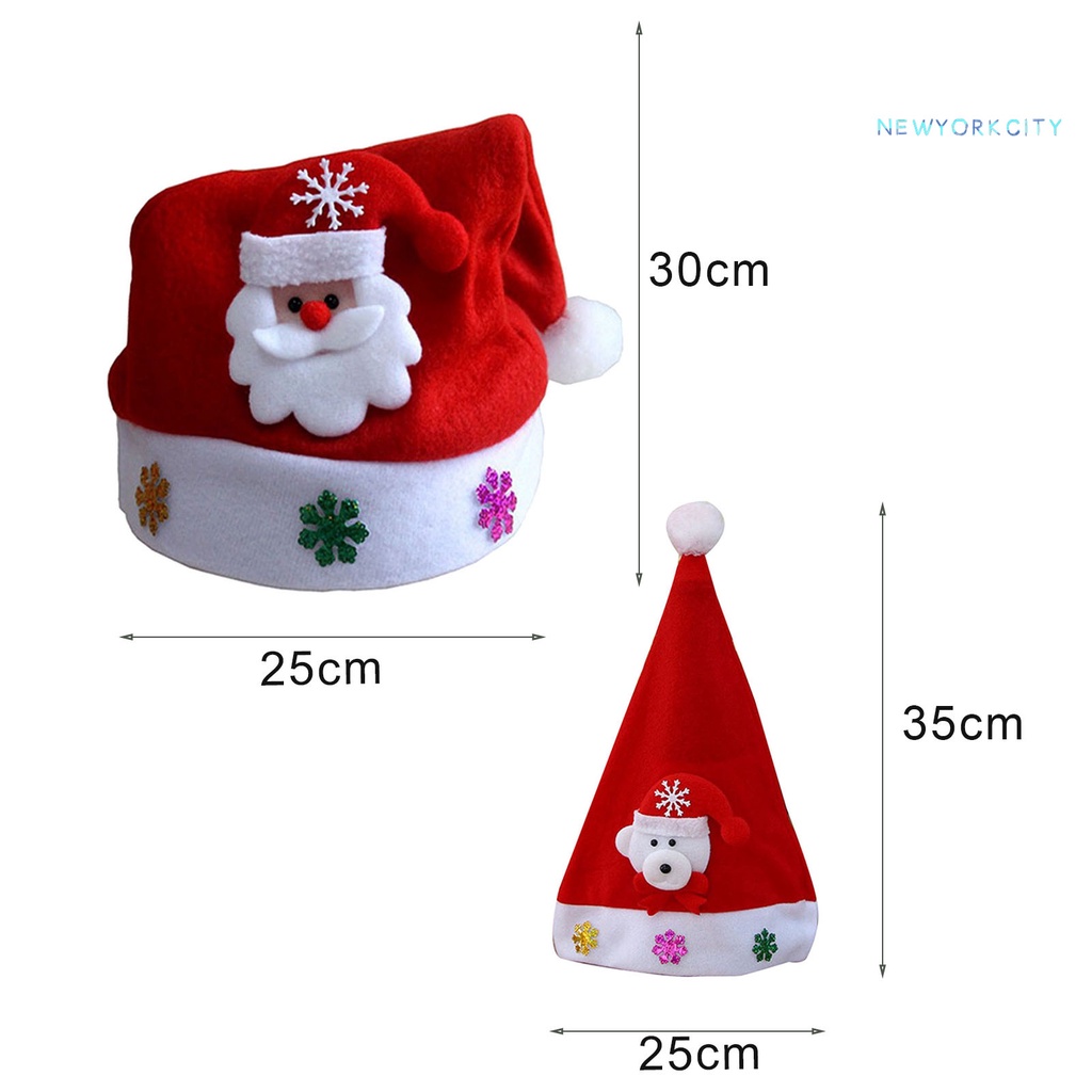 Mũ Ông Già Noel Tuần Lộc Người Tuyết Tuần Lộc Có Đèn LED Dễ Thương Trang Trí Giáng Sinh