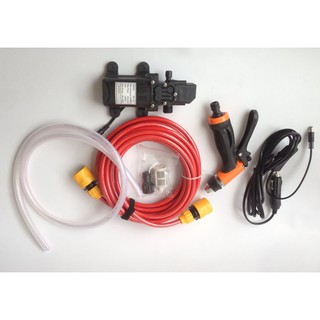 Bộ Máy bơm rửa xe, tưới cây cảnh tăng áp lực nước mini