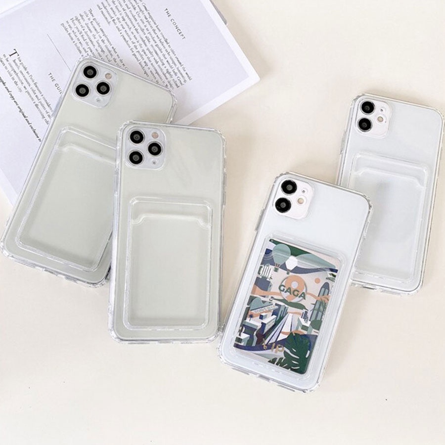Ốp túi trong suốt chống sốc Ốp lưng điện thoại OPPO A5S A12 A15 A15S A16 A16S A31 A33 A32 A53 A52 A92 A54 A55 A74 A76 A91 A92 A94 A95 Reno 3 5 6 7 8