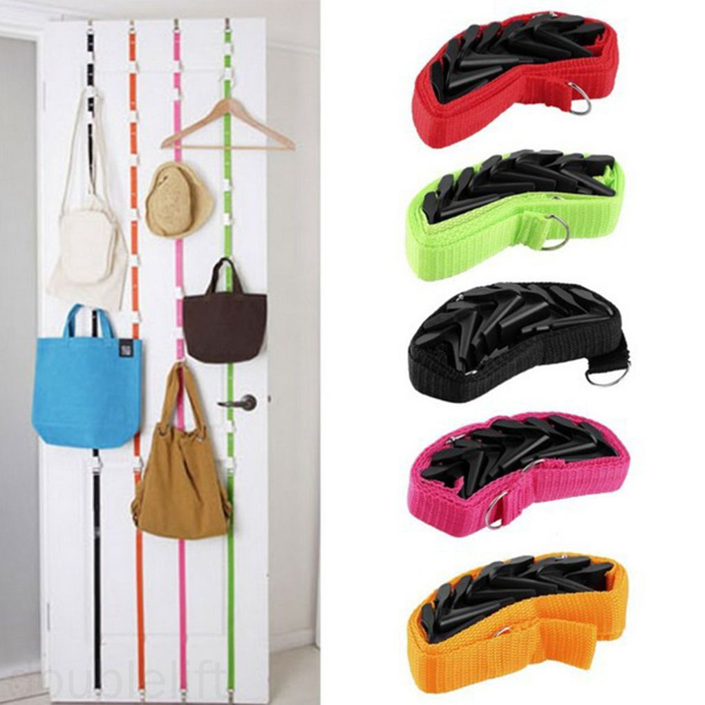 New Colorful Clothing Plastic Hanger After The Latest Adjustable Lanyard Door Hook doublelift store