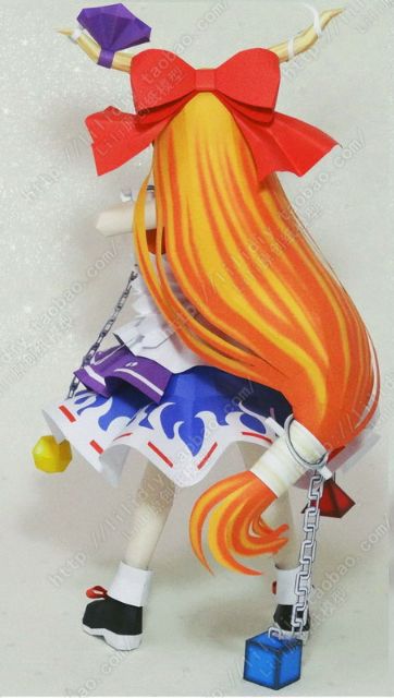 Mô hình giấy anime Touhou Lunatic  Figma Suika Ibuki