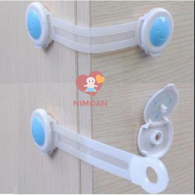 Khóa Nhựa An Toàn Gài Tủ + Ngăn Kéo Bảo Vệ Trẻ Nhỏ