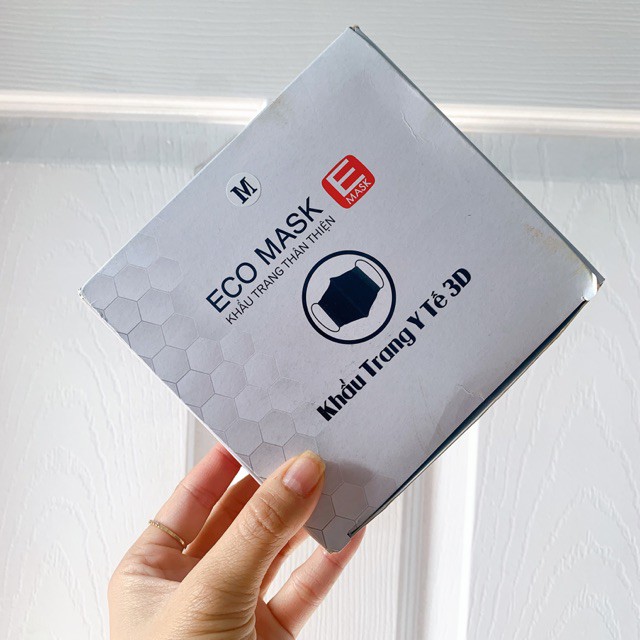 Set 10 cái Khẩ u tr ang Eco Mask 3D - KHẨ U TRA NG THÂN THIỆN