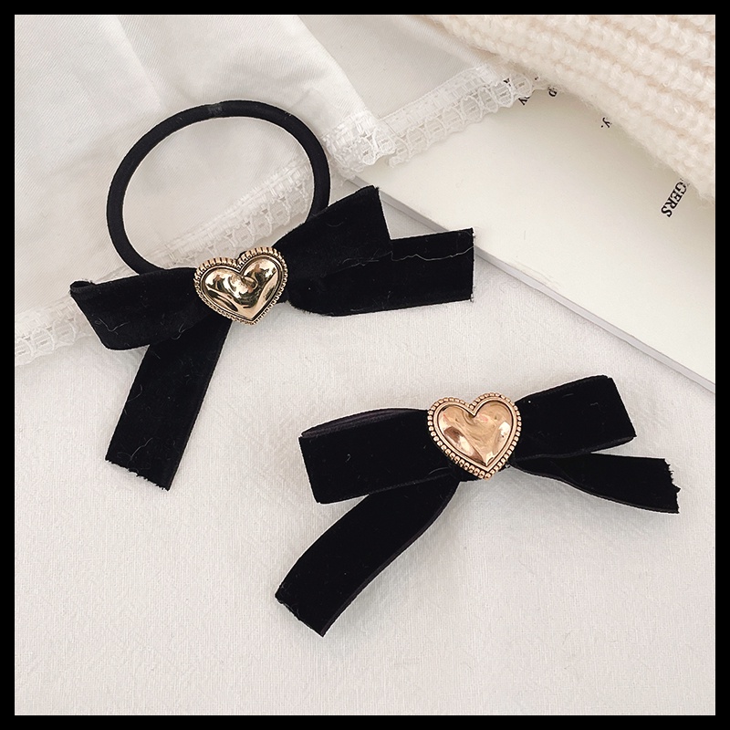 Dây Buộc Tóc Màu Đen Thời Trang Hàn Quốc