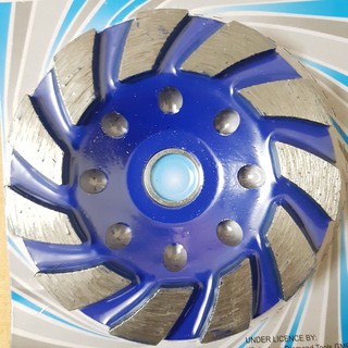 Bát mài đá bê tông thô ướt 100mm
