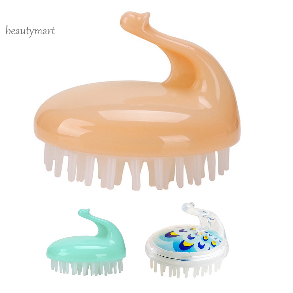 [Hàng mới về] Bàn chải tắm mát-xa da đầu cầm tay tiện lợi sử dụng tại nhà