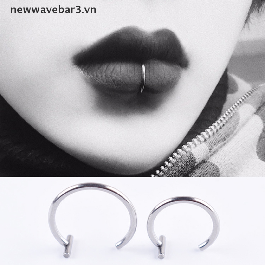 Khuyên giả vòng kẹp dùng xỏ môi/miệng/cơ thể độc đáo
