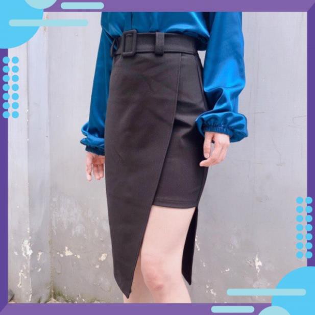 12.12 Xả - [ẢNH TỰ CHỤP] CHÂN VÁY XẺ TRƯỚC KÈM BÚP NỊT Y88 ' 2021 . ᴬ : | BigBuy360 - bigbuy360.vn