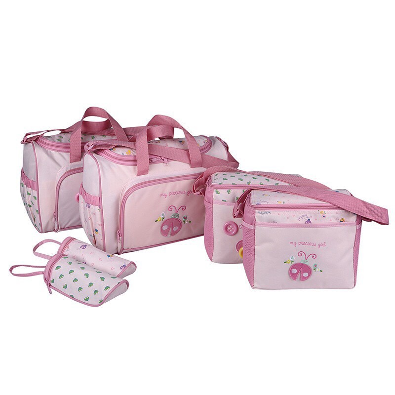 Balo bỉm sữa đa năng bền chắc bộ gồm 5 sản phẩm