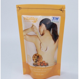 Muối tắm mật ong và nghệ Vitamax 300g