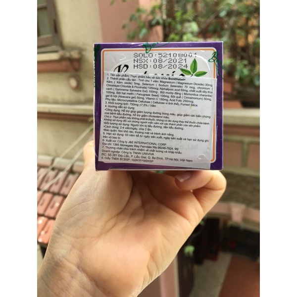 Bonidiabet - Hỗ trợ và ngừa biến chứng tiểu đường