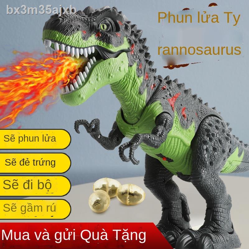 Đồ chơi khủng long quá khổ mô phỏng động vật mô hình điều khiển từ xa Khủng long phun lửa Tyrannos